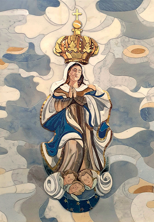 mosaico per l'ambasciata del Uruguay in Vaticano