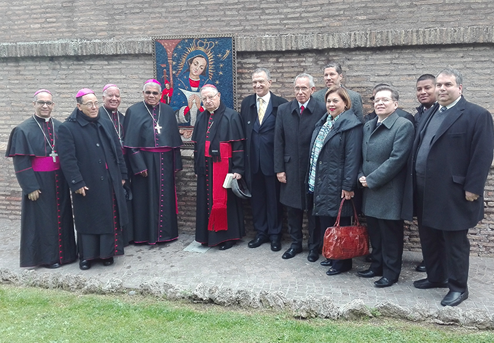 Inaugurazione del mosaico dell'ambasciata della repubblica Domenicana